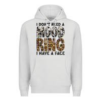 Dove Grey i dont need a mood ring i have a face Premium Hoodie - CowhideDigitalArt