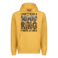 Mustard i dont need a mood ring i have a face Premium Hoodie - CowhideDigitalArt