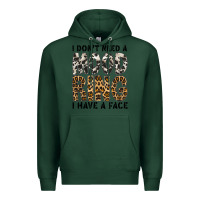 Sports Green i dont need a mood ring i have a face Premium Hoodie - CowhideDigitalArt