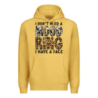 Antique Gold i dont need a mood ring i have a face Premium Hoodie - CowhideDigitalArt