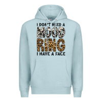Blue Mist i dont need a mood ring i have a face Premium Hoodie - CowhideDigitalArt