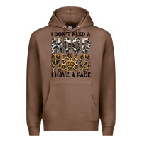 Chestnut i dont need a mood ring i have a face Premium Hoodie - CowhideDigitalArt