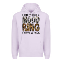 Lilac i dont need a mood ring i have a face Premium Hoodie - CowhideDigitalArt