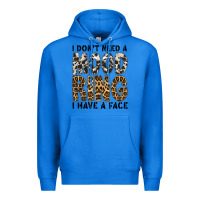 True Royal i dont need a mood ring i have a face Premium Hoodie - CowhideDigitalArt