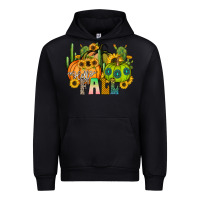 Black hello fall Urban Hoodie - CowhideDigitalArt