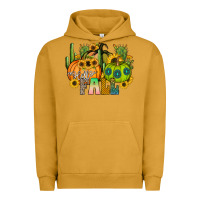 Pigment Peanut Butter hello fall Urban Hoodie - CowhideDigitalArt
