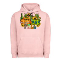 Pigment Salmon hello fall Urban Hoodie - CowhideDigitalArt