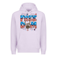 Lilac Freedom rock hand Premium Hoodie - Neo Western