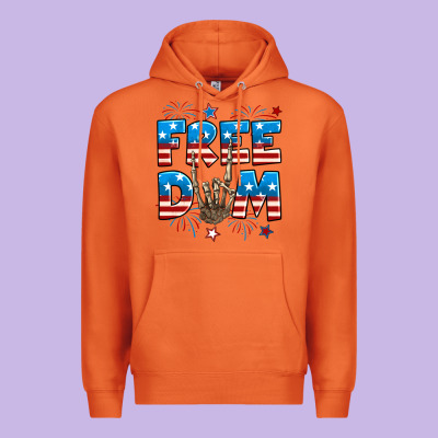 Freedom Rock Hand Premium Hoodie Designed By Neo Western