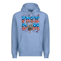 Colony Blue Freedom rock hand Premium Hoodie - Neo Western