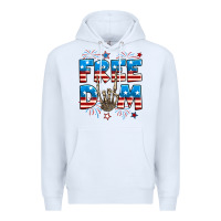 White Freedom rock hand Premium Hoodie - Neo Western