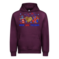 Mauve Wine faith love freedom Urban Hoodie - Neo Western
