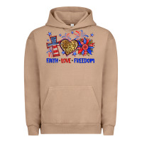 Pigment Burro faith love freedom Urban Hoodie - Neo Western