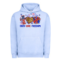 Pigment Grape Ice faith love freedom Urban Hoodie - Neo Western