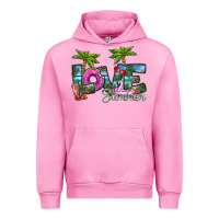 Fuchsia Pink love summer Urban Hoodie - SublimationCraftShop