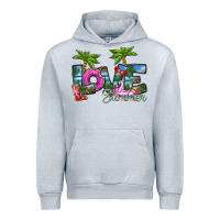 Heather Grey love summer Urban Hoodie - SublimationCraftShop