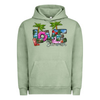 Pigment Oil Green love summer Urban Hoodie - SublimationCraftShop