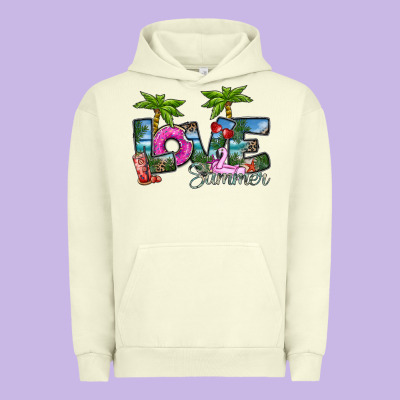 Love Summer Urban Hoodie Designed By Sublimationcraftshop
