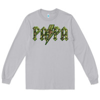 Moon Dust papa  lightning camouflage Long Sleeve Tee - BarkalooDesign