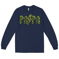 Navy papa  lightning camouflage Long Sleeve Tee - BarkalooDesign