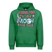 Emerald i love you to the moon and back Urban Hoodie - FaDigitalArtStudio