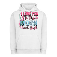 Pigment Lunar Rock i love you to the moon and back Urban Hoodie - FaDigitalArtStudio