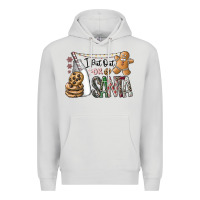 Dove Grey i put out for santa Premium Hoodie - CowhideDigitalArt