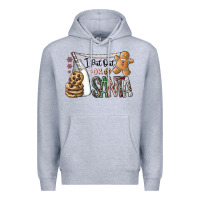 Heather Grey i put out for santa Premium Hoodie - CowhideDigitalArt