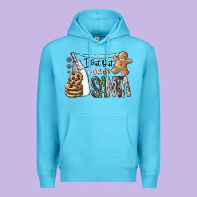 I Put Out For Santa Premium Hoodie Designed By Cowhidedigitalart
