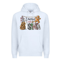 White i put out for santa Premium Hoodie - CowhideDigitalArt