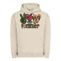 Pigment French Oak peace love summer Urban Hoodie - SublimationCraftShop