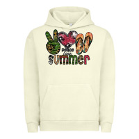 Pigment Pistachio peace love summer Urban Hoodie - SublimationCraftShop