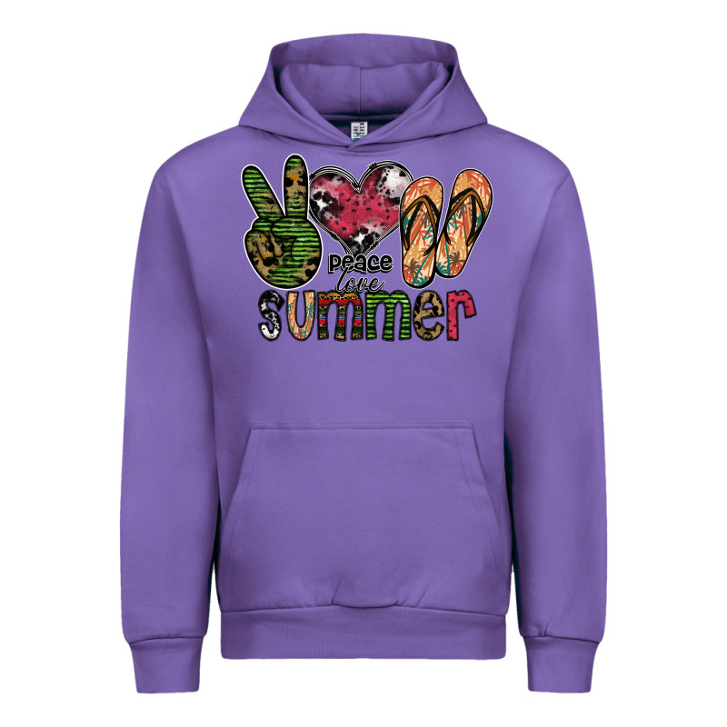 Peace Love Summer Urban Hoodie by SublimationCraftShop | Teevron