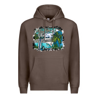 Coffee summer vibes Premium Hoodie - SublimationCraftShop