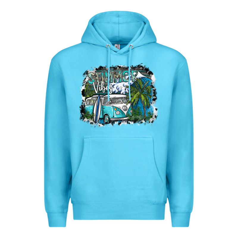 Summer Vibes Premium Hoodie by SublimationCraftShop | Teevron