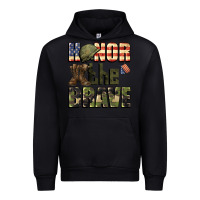 Black Honor the brave 4th of july Urban Hoodie - CowGirlArtShop
