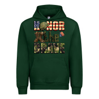 Forest Green Honor the brave 4th of july Urban Hoodie - CowGirlArtShop