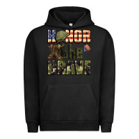 Pigment Black Honor the brave 4th of july Urban Hoodie - CowGirlArtShop