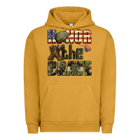 Pigment Peanut Butter Honor the brave 4th of july Urban Hoodie - CowGirlArtShop