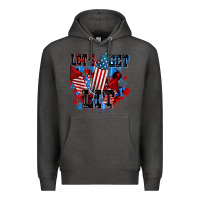 Charcoal Heather Let's get lit 4th of july Premium Hoodie - CowGirlArtShop
