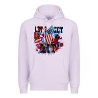 Lilac Let's get lit 4th of july Premium Hoodie - CowGirlArtShop