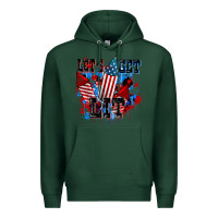 Sports Green Let's get lit 4th of july Premium Hoodie - CowGirlArtShop