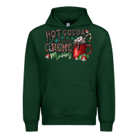 Forest Green hot cocoa and christmas movies Urban Hoodie - CowhideDigitalArt