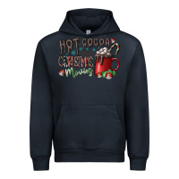 Navy hot cocoa and christmas movies Urban Hoodie - CowhideDigitalArt