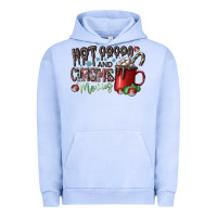Pigment Grape Ice hot cocoa and christmas movies Urban Hoodie - CowhideDigitalArt