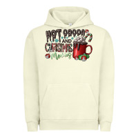 Pigment Pistachio hot cocoa and christmas movies Urban Hoodie - CowhideDigitalArt