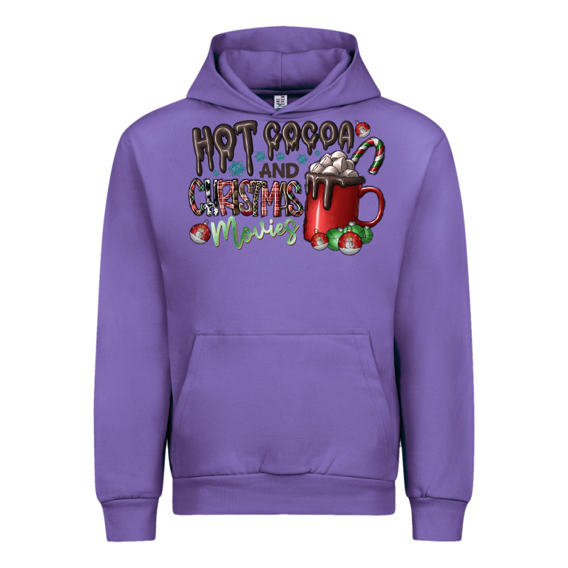 Hot Cocoa And Christmas Movies Urban Hoodie by CowhideDigitalArt | Teevron