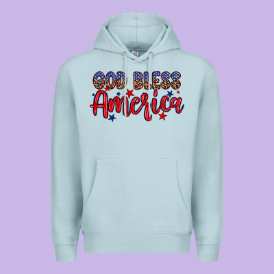 God Bless America Premium Hoodie Designed By Neo Western