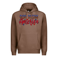 Chestnut God bless America Premium Hoodie - Neo Western