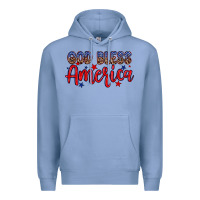 Colony Blue God bless America Premium Hoodie - Neo Western